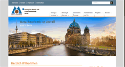 Desktop Screenshot of metallinnung.de